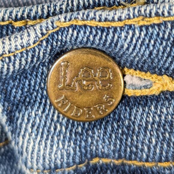 Lee Riders 38x32 Jeans Men Blue Denim Straight Fit Vintage USA Mid Rise 80s 90s - Picture 4 of 5